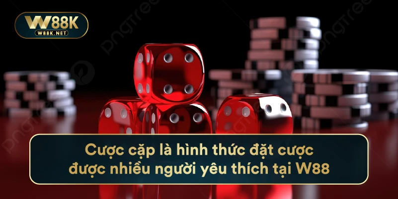 Tài Xỉu W88 - Kinh Nghiệm Chơi Game Thắng Lớn Từ Cao Thủ 3 Cược cặp là hình thức đặt cược được nhiều người yêu thích tại W88