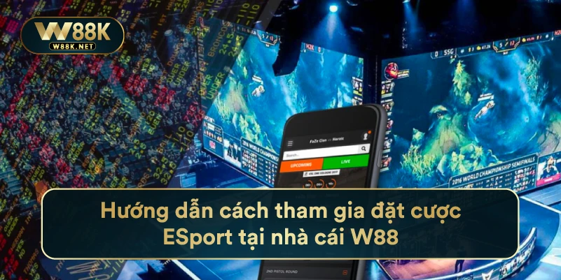 Hướng dẫn cách tham gia đặt cược ESport tại nhà cái W88