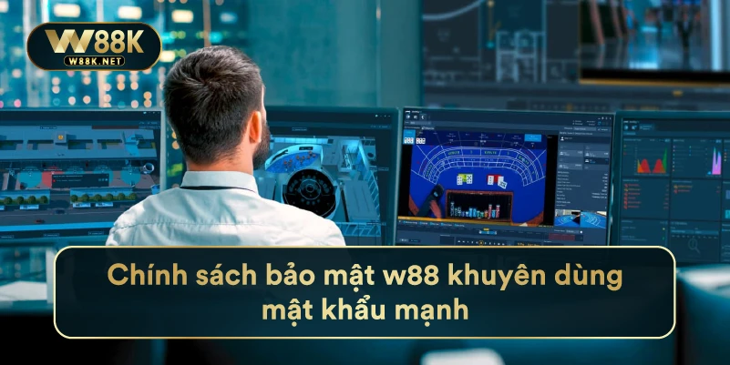 Chính Sách Bảo Mật w88 Đảm Bảo An Toàn Tuyệt Đối 3 Chính sách bảo mật w88 khuyên dùng mật khẩu mạnh